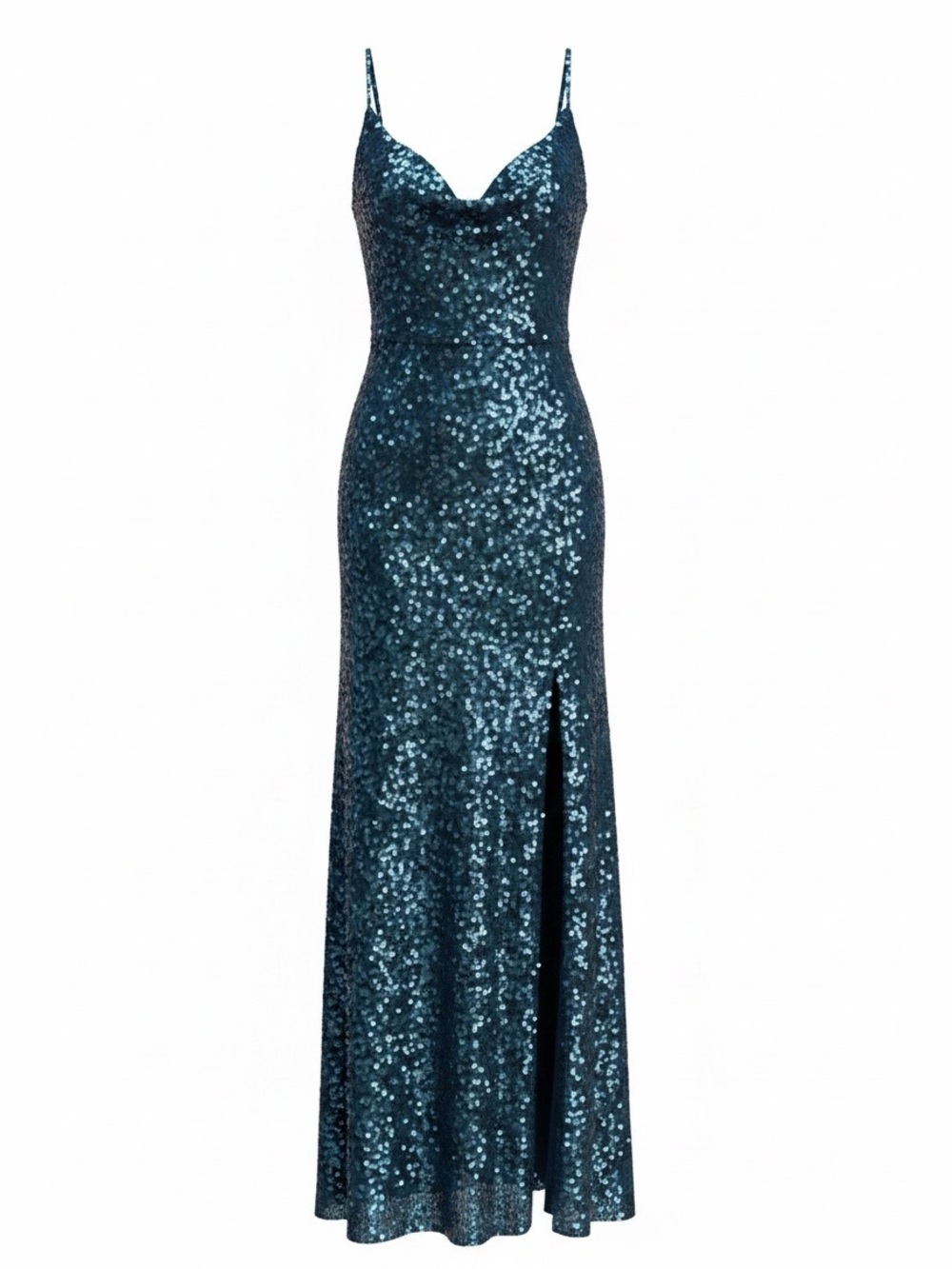 Blue Sequin Prom Dress by Oh Hello, size small